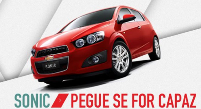 chevrolet sonic brasil