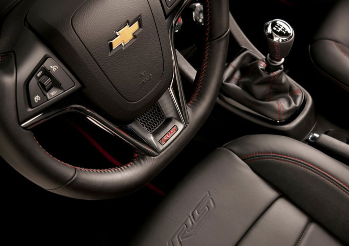 chevrolet sonic rs interior