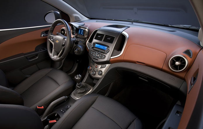 chevrolet sonic interior