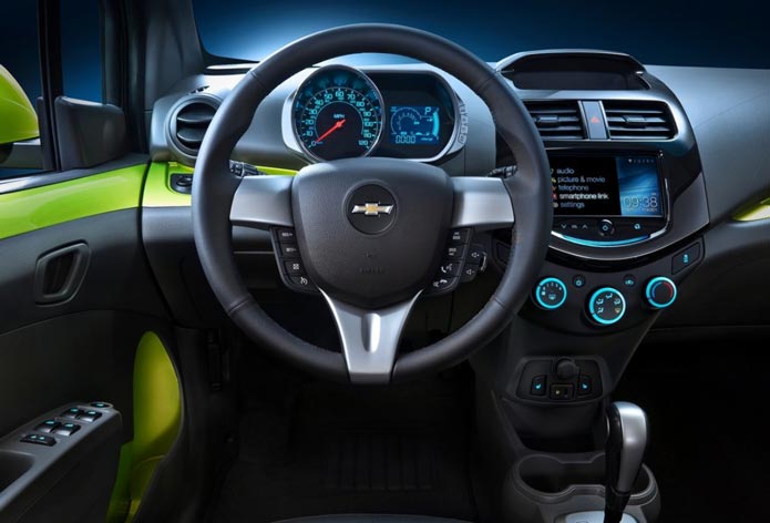 chevrolet spark 2013 interior