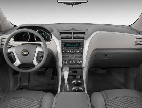 interiorchevrolet traverse 2010