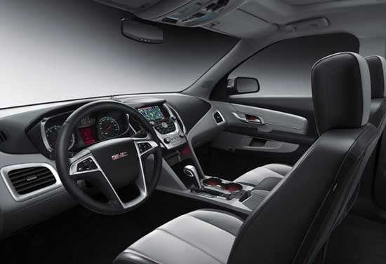 interior gmc terrain 2010