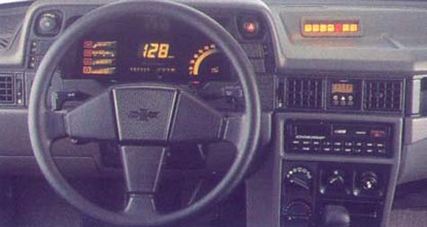 chevrolet kadett gsi interior painel