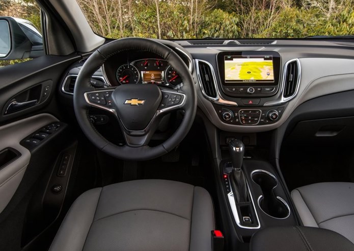 nova chevrolet equinox 2018 interior painel