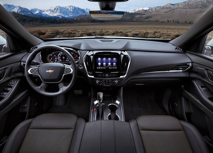 chevrolet traverse 2022 interior