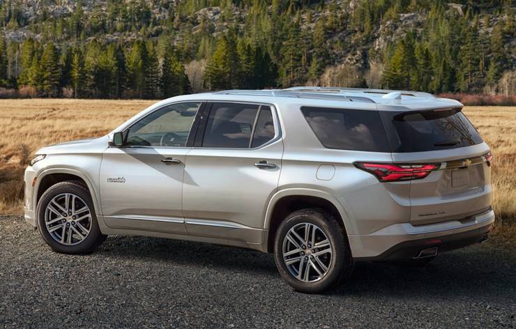 nova chevrolet traverse 2022