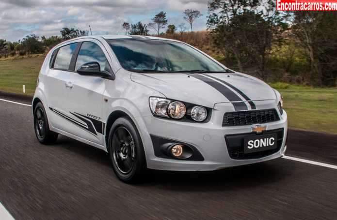 novo chevrolet sonic effect