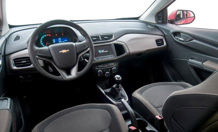 novo chevrolet prisma interior