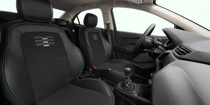 chevrolet joy plus 2020 interior bancos