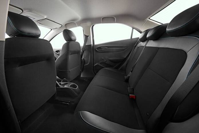 chevrolet joy plus interior banco traseiro