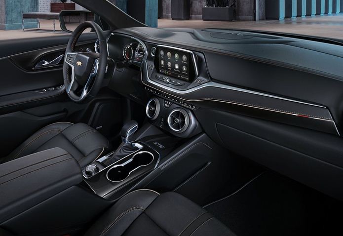 nova chevrolet blazer 2019 interior painel