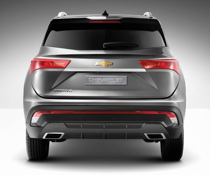 nova chevrolet captiva 2020 traseira