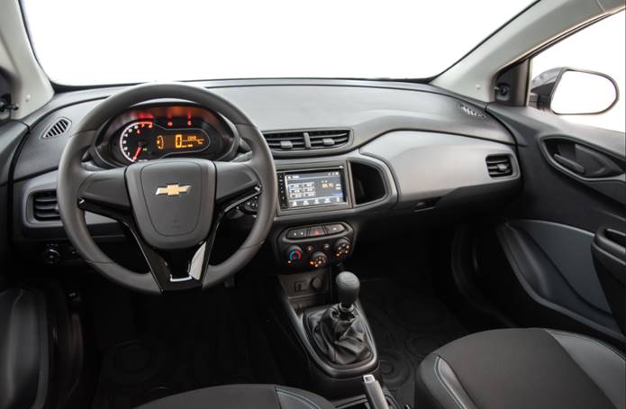 novo chevrolet onix joy 2020 interior