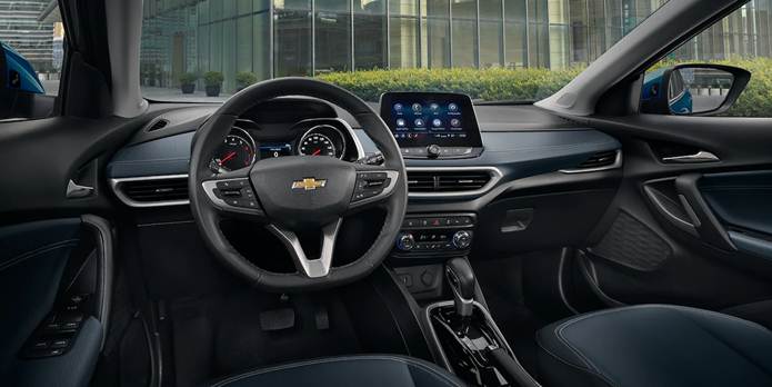 novo chevrolet tracker 2021 interior painel