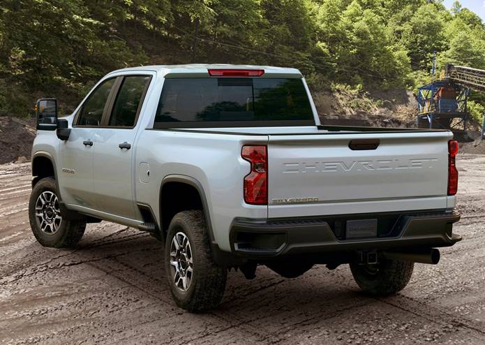 silverado hd 2020 traseira rear view