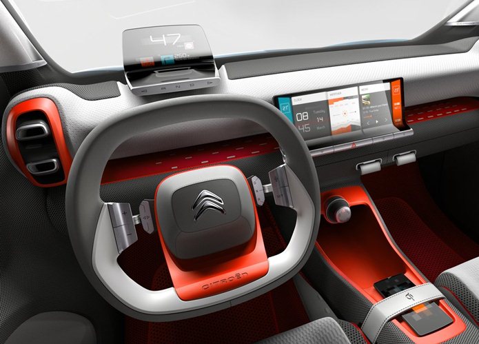 citroen c aicross concept 2017 interior