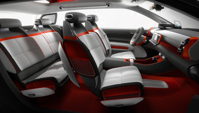 citroen c aicross concept 2017 interior