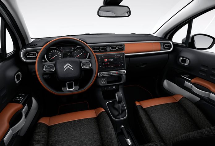 novo citroen c3 2018 interior