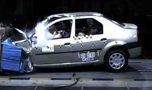 dacia logan crashtest euroncap