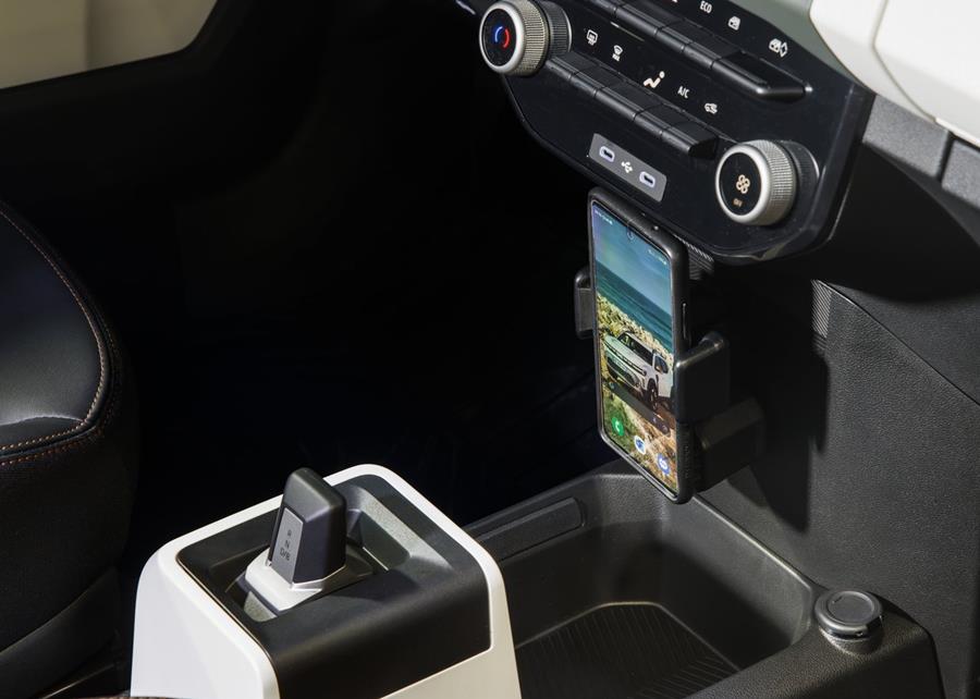 dacia spring 2025 console central e alavanca de câmbio