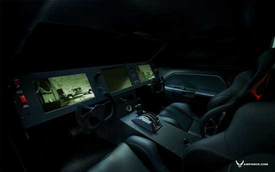 interior dodge challenger vapor by us air force
