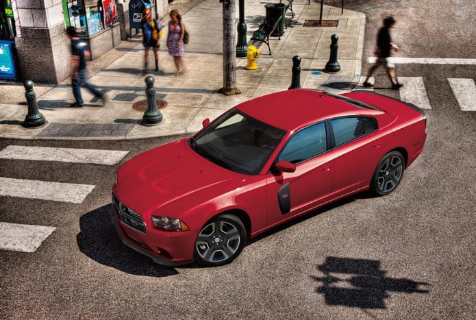 dodge charger red line