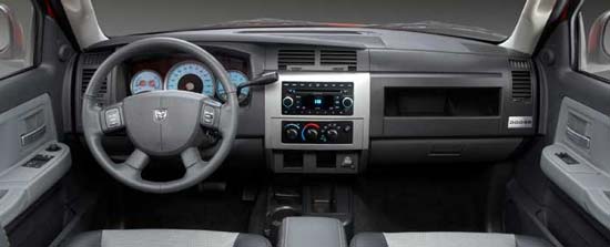 interior dodge dakota 2009