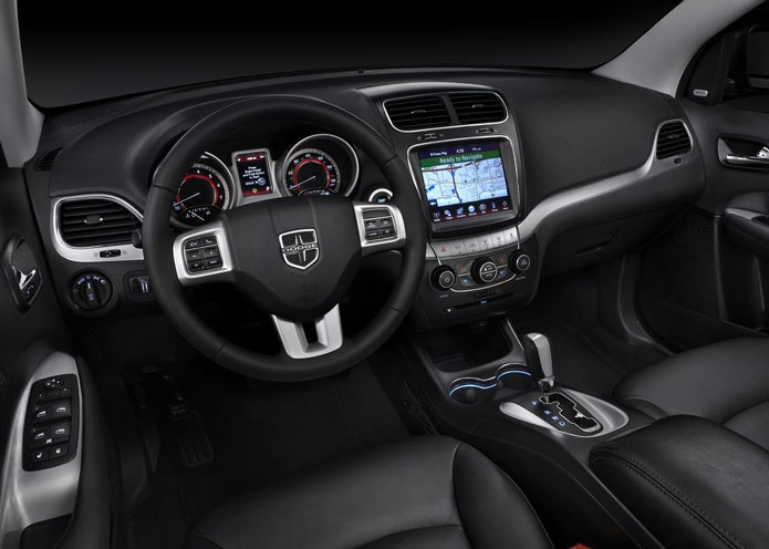 novo dodge journey interior painel