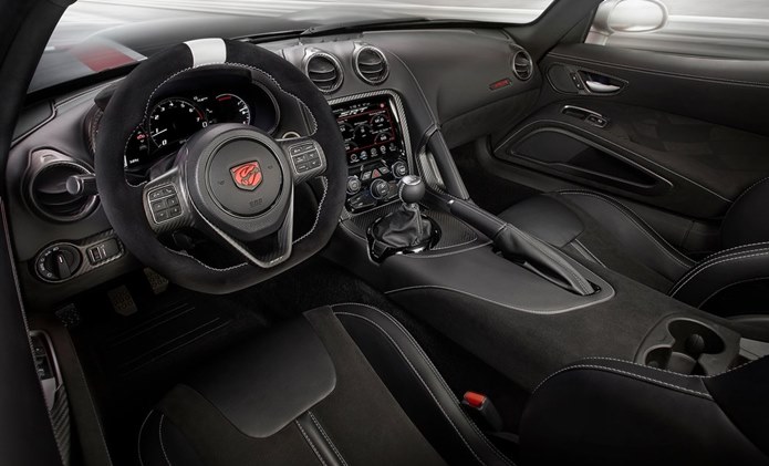 dodge viper acr interior