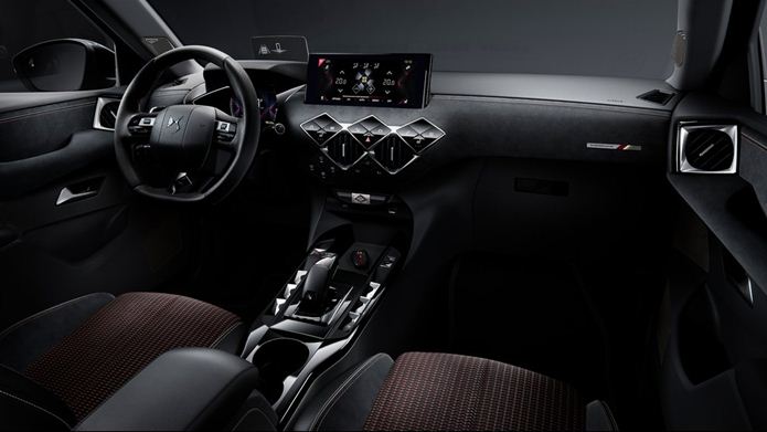 ds ds3 crossback interior painel