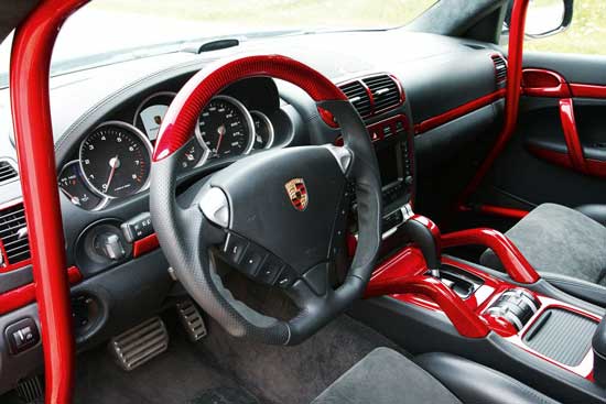 enco porsche cayenne interior