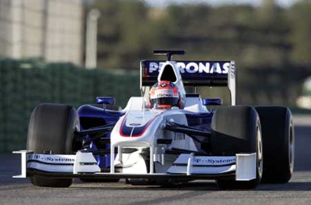 bmw sauber f09, carro da equipe bmw sauber de f1 para temporada 2009