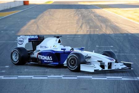 carro da equipe bmw formula 1 2009