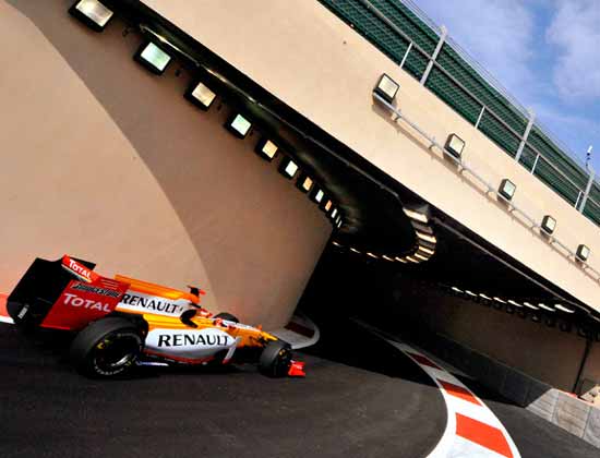 entrada dos pits abu dhabi