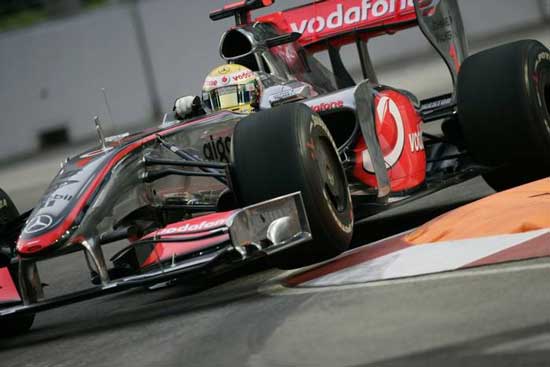 lewis hamilton cingapura 2009