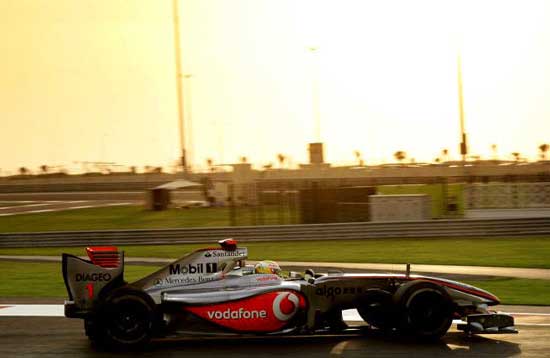 hamilton formula 1 abu dhabi 2009