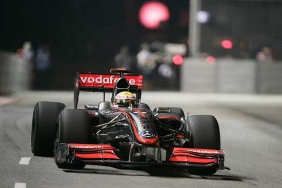 lewis hamilton f1 2009 cingapura