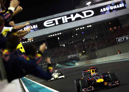 mark webber abu dhabi 2009