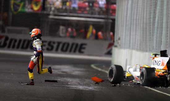 nelson piquet acidente singapura 2008