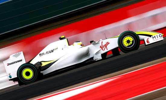 rubens barrichello f1 2009 silverstone