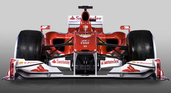 carro de f1 ferrari 2010