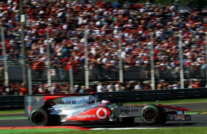 jenson Button formula 1 gp de monza 2010