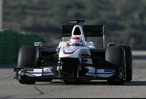 Kamui Kobayashi sauber formula 1 2010 teste pre temporada valencia