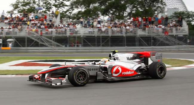 lewis hamilton f1 2010 canada