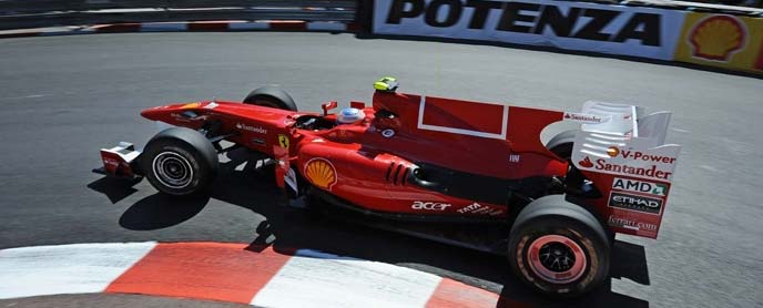 fernando alonso ferrari f1 monaco 2010