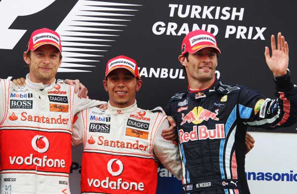 formula 1 2010 podio gp turquia