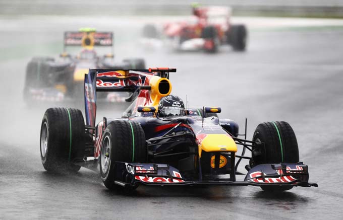 vettel e mark webber f1 coreia 2010