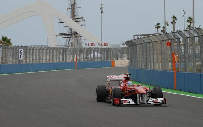 fernando alonso f1 2011 valencia ferrari