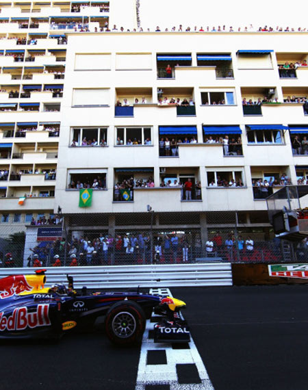 sebastian vettel red bull f1 2011 monaco