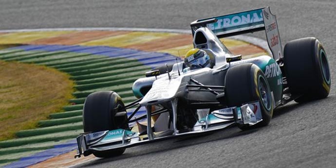 mercedes gp w02 f1 2011